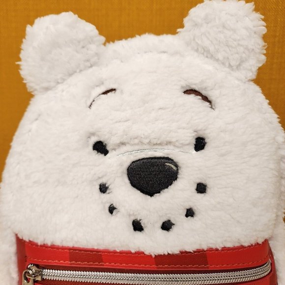 Loungefly Disney Winnie the Pooh Snowman Plush Holiday Cosplay Mini Back… main image 9